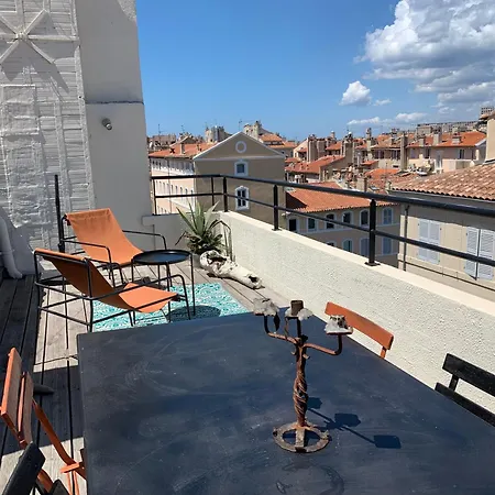 Studio Toit terrasse Vieux Port Marseille Extérieur photo